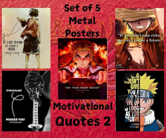 Motivational Quotes 01 Metal Poster - wall art poster print by Print Nest