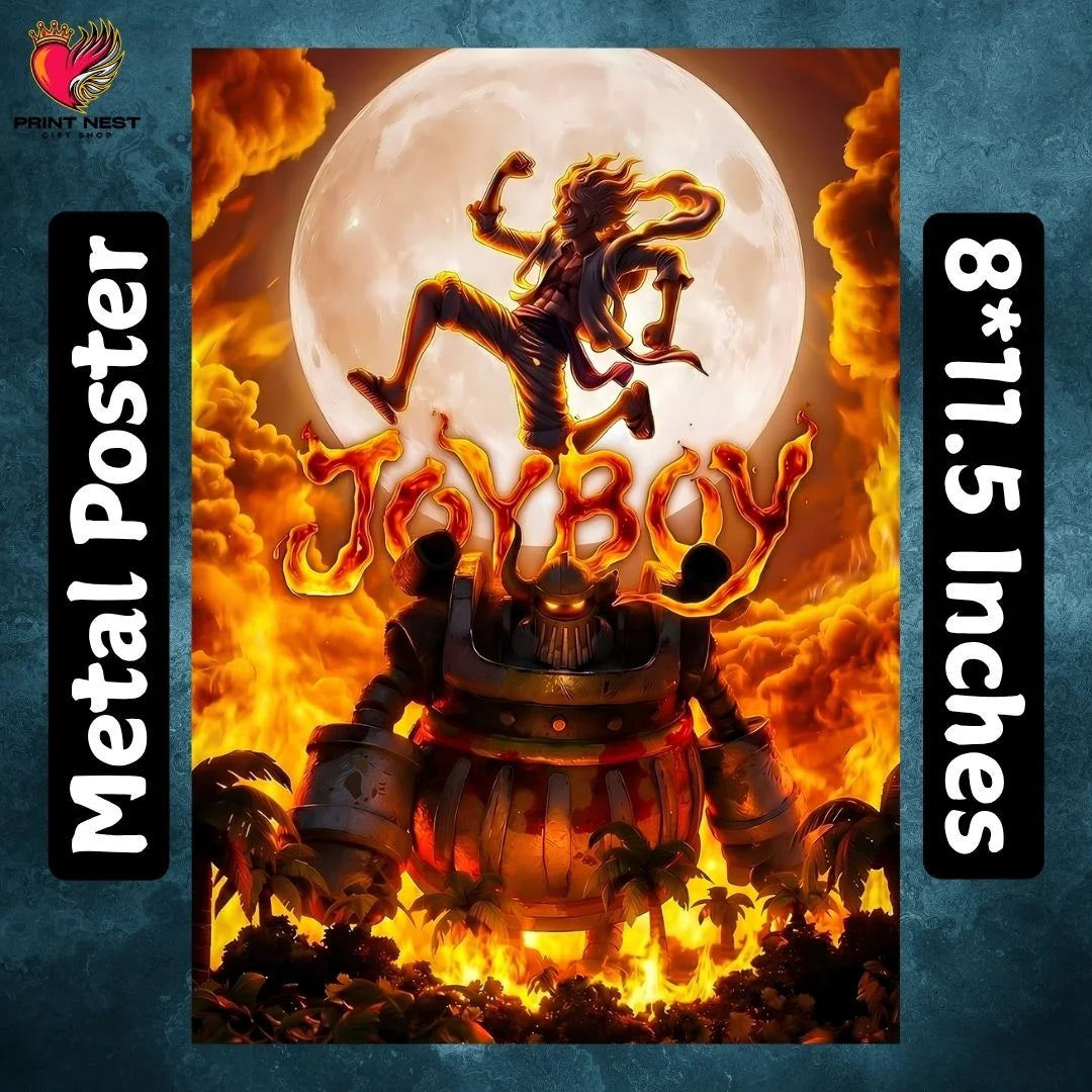 One Piece 01 Metal Poster - wall art poster print by Print Nest, view 2