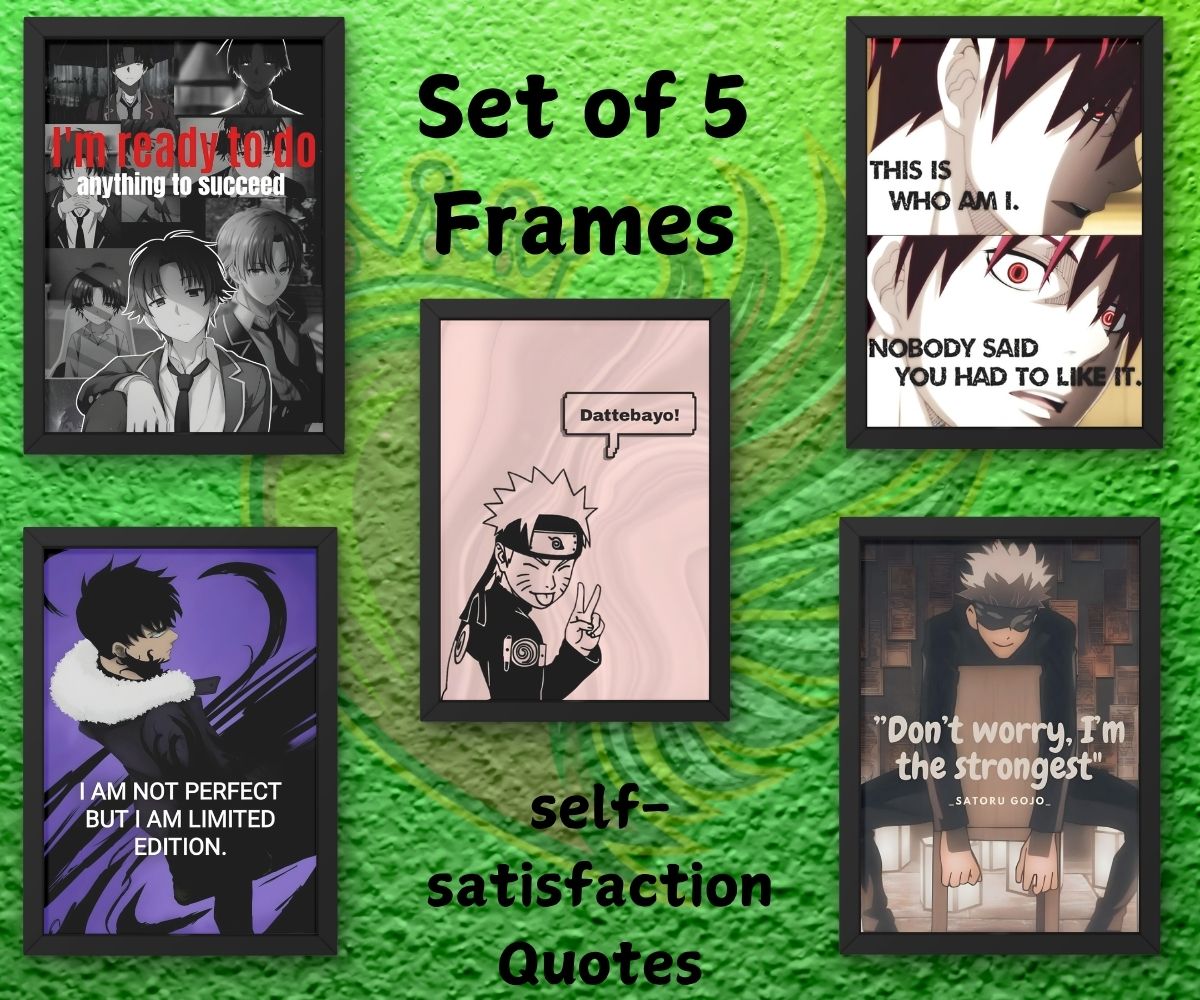 Self-satisfaction Quotes Frames