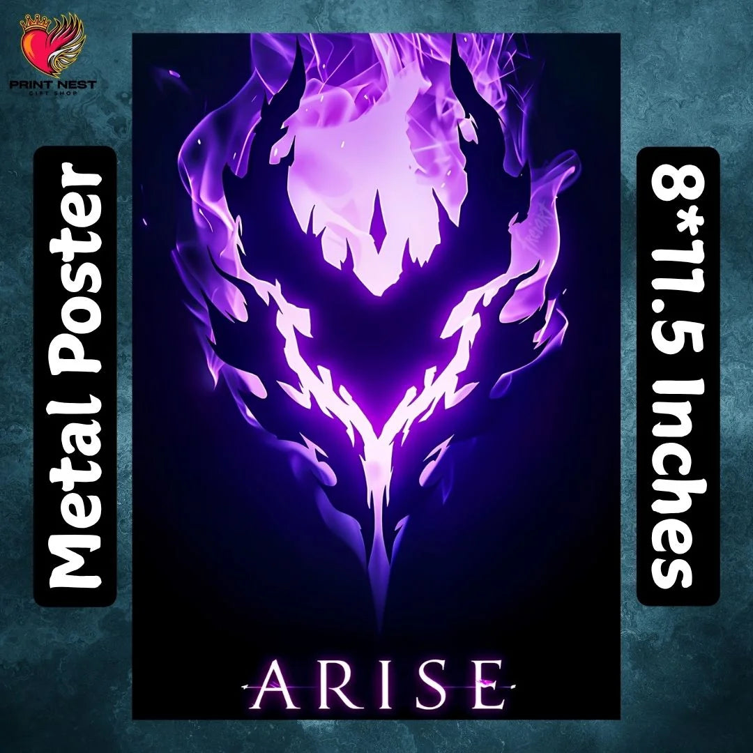 Solo Leveling 01 Metal Posters - wall art poster print by Print Nest, view 2
